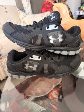 Under Armour Black and Gray Men’s Training Sneakers
